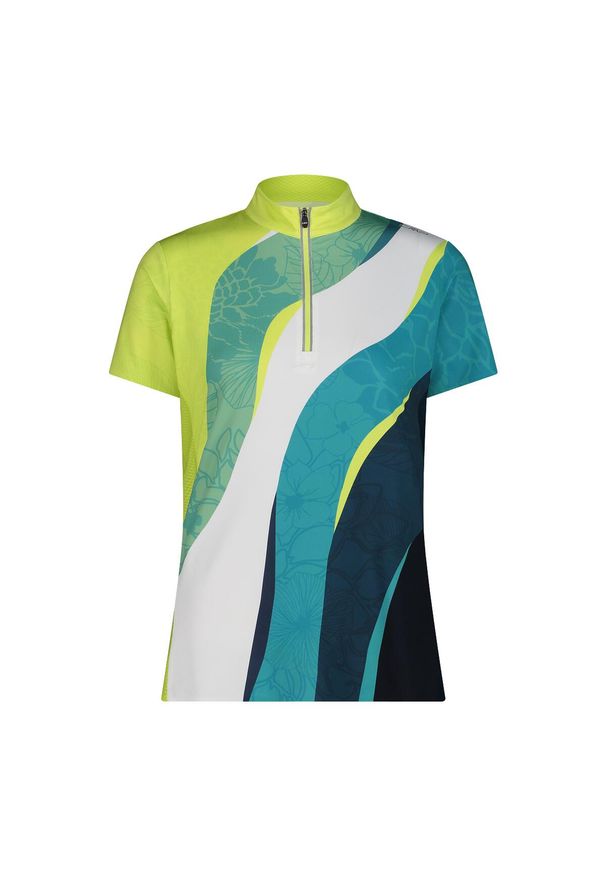 Koszulka damska rowerowe CMP 35N6686. Kolor: zielony. Sport: kolarstwo