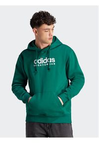 Adidas - adidas Bluza ALL SZN Fleece Graphic IJ9426 Zielony Loose Fit. Kolor: zielony. Materiał: bawełna #2