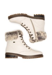 Remonte Trzewiki D0B74-80 Biały. Kolor: biały. Materiał: skóra #3