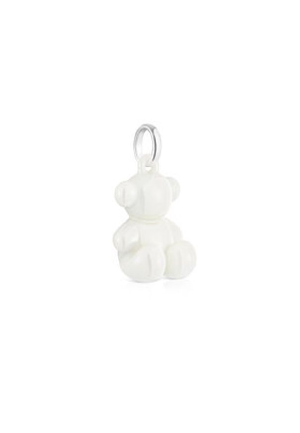 Tous - TOUS Wisiorek Bold Bear 1004446200 Biały. Kolor: biały