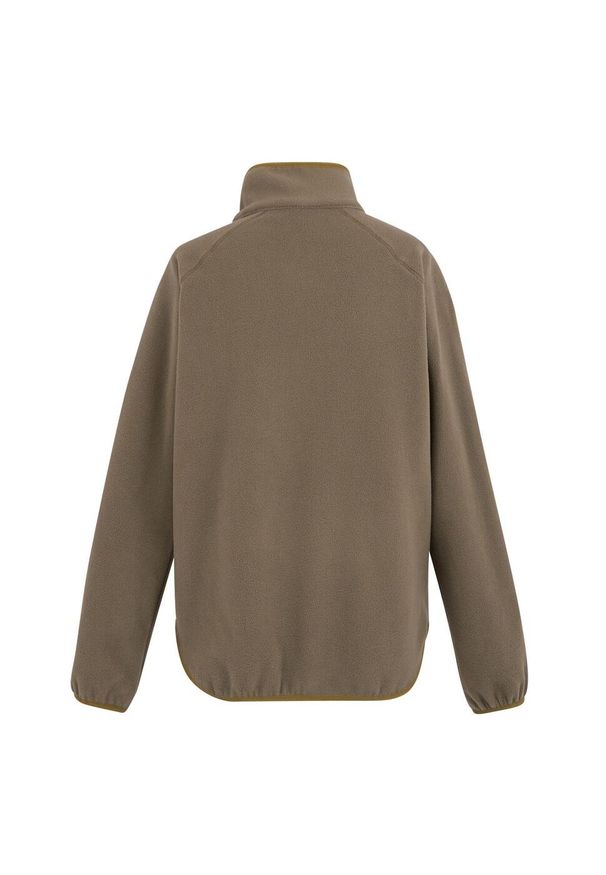 Regatta - Bluza Polarowa Damska Pełen Suwak Frankie. Kolor: brązowy. Materiał: polar. Sezon: zima