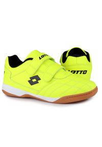LOTTO - Buty dla dzieci do piłki nożnej Lotto PACER K. Kolor: wielokolorowy, żółty, czarny, zielony. Sport: turystyka piesza #1