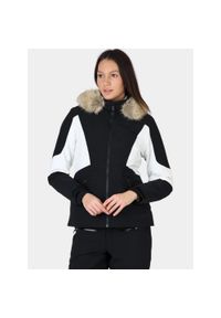 Kurtka Narciarska Damska Spyder Vida. Kolor: czarny, biały, wielokolorowy. Technologia: Primaloft. Sezon: zima. Sport: narciarstwo #1