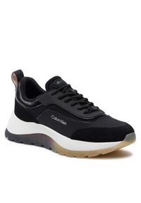 Calvin Klein Sneakersy Runner Lace Up Mesh Mix HW0HW01905 Czarny. Kolor: czarny. Materiał: mesh