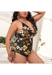 Intica - Kostium kąpielowy jednoczęściowy z wycięciem na lato Sadika. Kolor: wielokolorowy. Materiał: tkanina, materiał #10