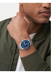 Fossil Zegarek Blue FS6029 Srebrny. Kolor: srebrny