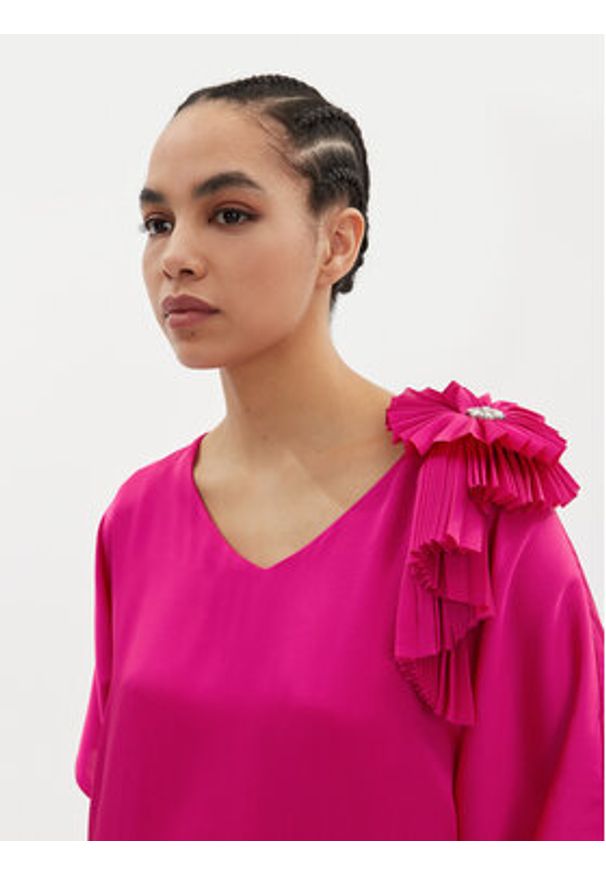 Joseph Ribkoff Bluzka 241767 Różowy Relaxed Fit. Kolor: różowy. Materiał: syntetyk