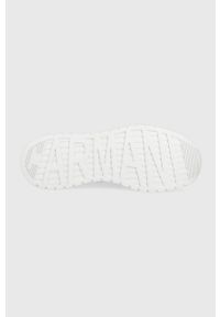 Armani Exchange buty XUX132.XV556.00152 kolor biały. Nosek buta: okrągły. Zapięcie: sznurówki. Kolor: biały. Materiał: materiał, guma #3