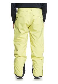 Quiksilver - Spodnie śniegowe dla Mężczyzn UTILITY Zielony. Kolor: zielony. Materiał: tkanina, poliester. Sezon: zima. Sport: narciarstwo