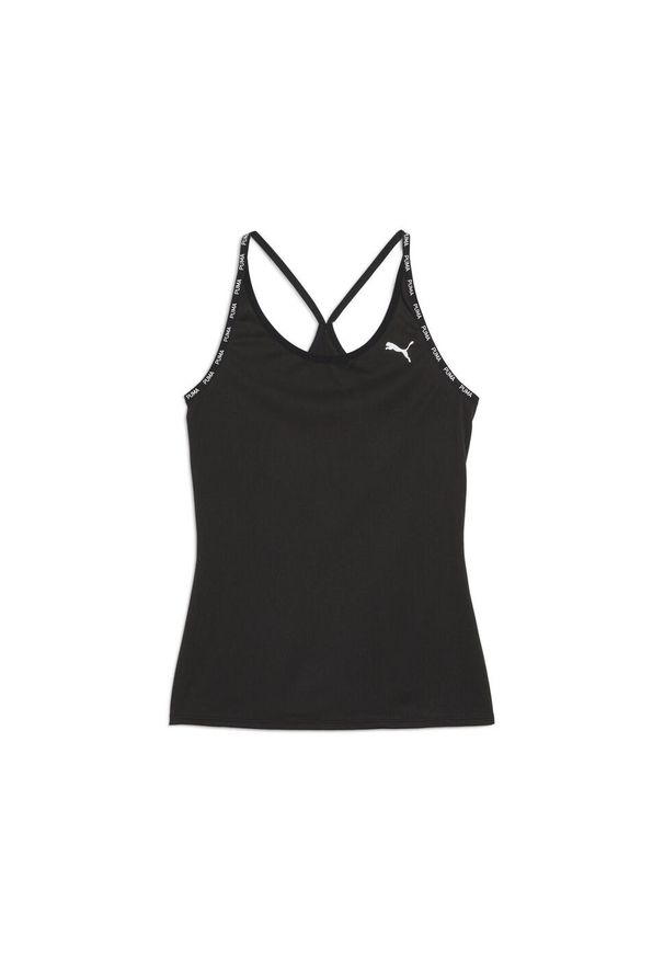 Puma - Damska koszulka bez rękawów PUMA STRONG PUMA Black. Kolor: czarny. Długość rękawa: bez rękawów. Sport: fitness
