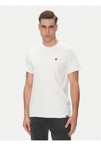 Etnies T-Shirt Team Emroidery 4130003738 Biały Regular Fit. Kolor: biały. Materiał: bawełna