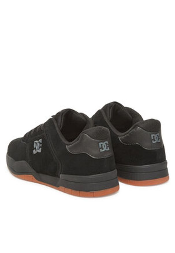 DC Sneakersy CENTRAL ADYS100551-KKG Czarny. Kolor: czarny. Materiał: zamsz, skóra
