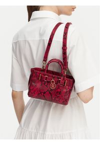 TOMMY HILFIGER - Tommy Hilfiger Torebka American Icon Micro Tote Snake AW0AW18820 Czerwony. Kolor: czerwony. Materiał: skórzane #1
