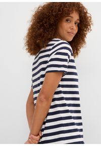 bonprix - T-shirt z okrągłym dekoltem, z bawełny (2 szt.). Kolor: biały. Materiał: bawełna. Długość rękawa: krótki rękaw. Długość: krótkie. Styl: klasyczny #3