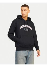 Jack & Jones - Jack&Jones Bluza Bronx 12262919 Czarny Regular Fit. Kolor: czarny. Materiał: bawełna