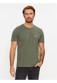 Lee T-Shirt 112341715 Zielony Regular Fit. Kolor: zielony. Materiał: bawełna