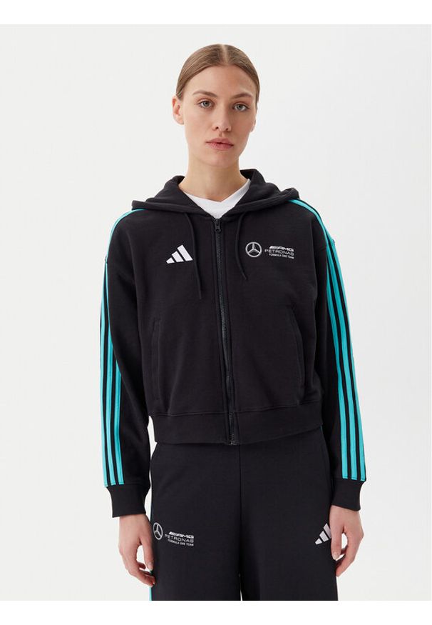 Adidas - adidas Bluza Mercedes - AMG Petronas Formula One Team DNA JV5436 Czarny Loose Fit. Kolor: czarny. Materiał: bawełna