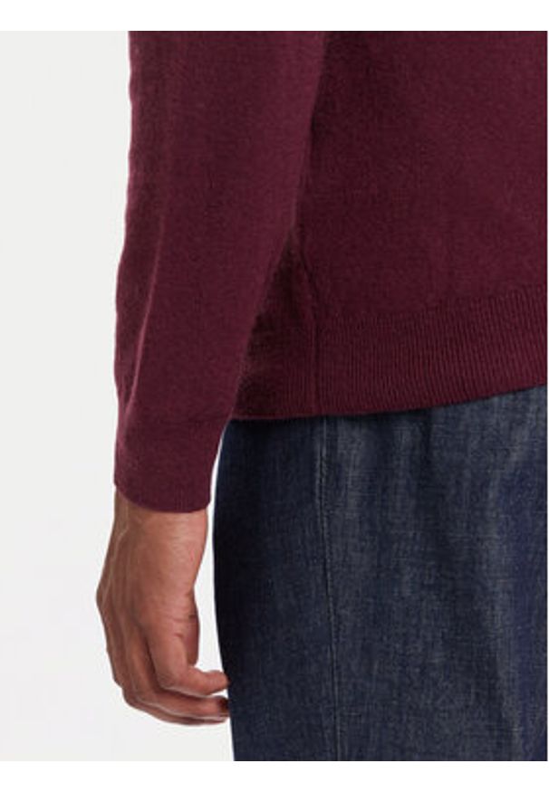 United Colors of Benetton - United Colors Of Benetton Sweter 1002U1G34 Fioletowy Regular Fit. Kolor: fioletowy. Materiał: wełna