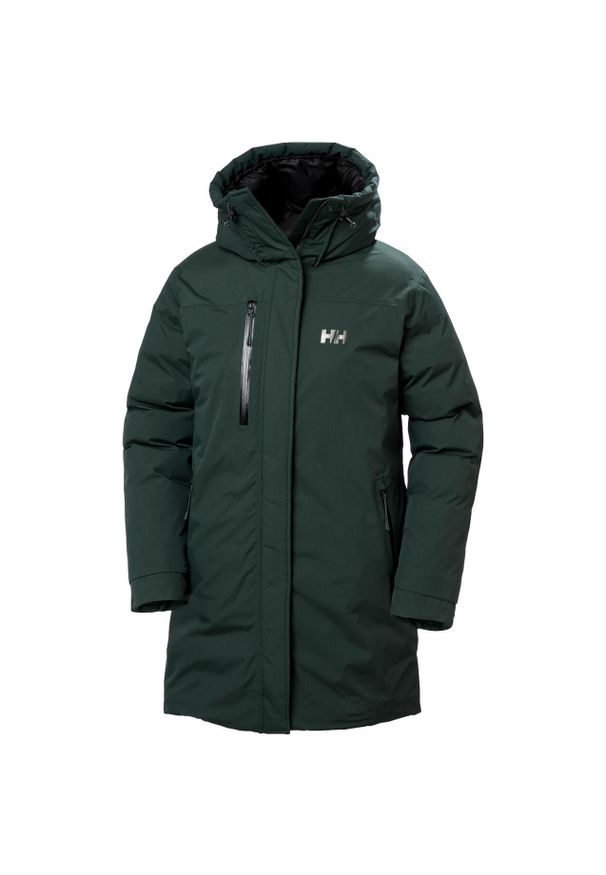 Damska kurtka puchowa Helly Hansen Adore HT. Kolor: czarny, wielokolorowy, zielony. Materiał: puch. Sezon: zima
