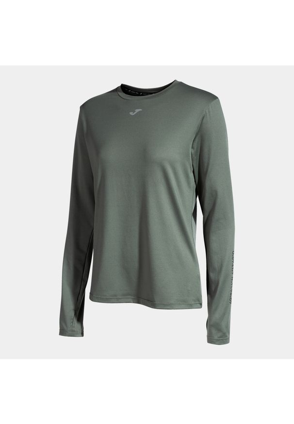 Koszulka do biegania damska Joma R-Nature. Kolor: zielony. Długość rękawa: długi rękaw. Sport: bieganie