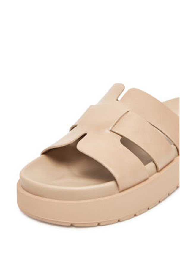 DeeZee Klapki HY69916-5 Beżowy. Kolor: beżowy. Materiał: materiał, syntetyk