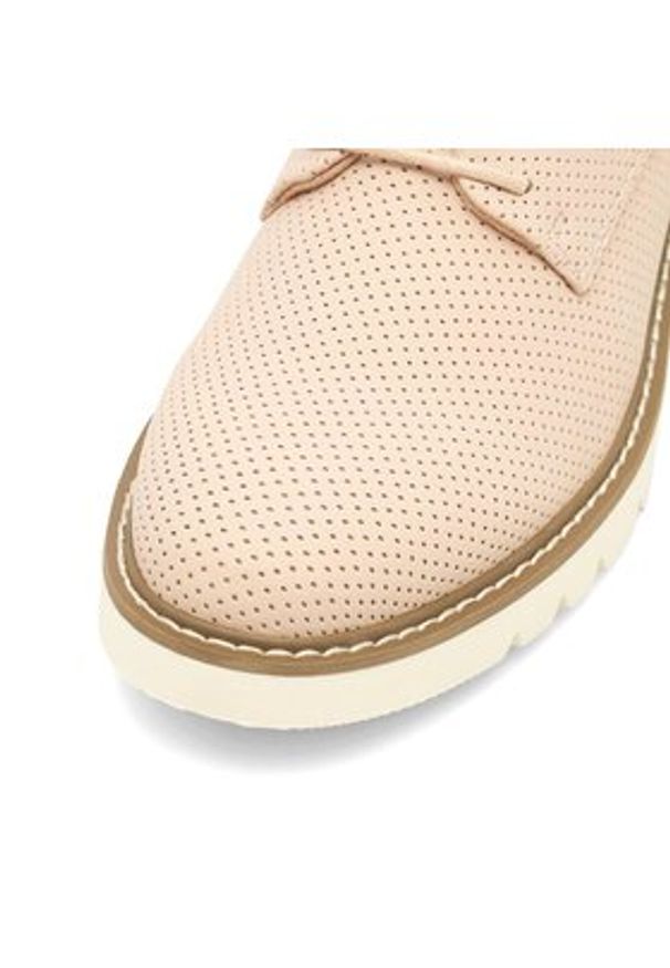 Clara Barson Oxfordy Gracie WS6277-01 Różowy. Kolor: różowy. Materiał: skóra