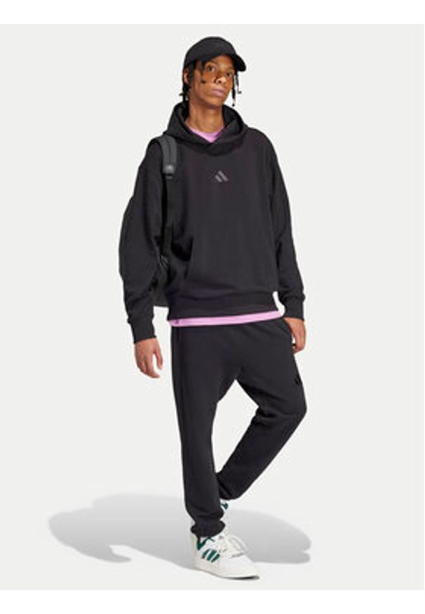 Adidas - adidas Spodnie dresowe ALL SZN French Terry IV5216 Czarny Loose Fit. Kolor: czarny. Materiał: bawełna