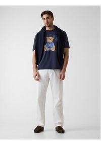 Guess T-Shirt 182885 Niebieski Classic Fit. Kolor: niebieski #5