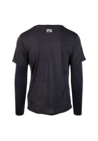 IQ - T-shirt Męski Iris. Kolor: czarny. Sport: turystyka piesza