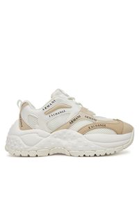 Sneakersy Armani Exchange. Kolor: biały