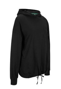 Shirt oversize z bawełny organicznej, długi rękaw bonprix czarny. Kolor: czarny. Materiał: bawełna. Długość rękawa: długi rękaw. Długość: długie #1