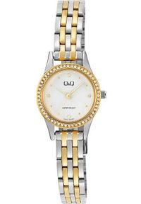 Zegarek damski QQ Q30C-002P CYRKONIE srebrny. Kolor: srebrny #1