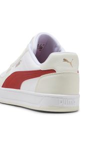 Puma - Sneakersy Caven 2.0 PUMA White Red Fire Vapor Gray. Kolor: czerwony, szary, biały, wielokolorowy. Sezon: lato. Sport: turystyka piesza