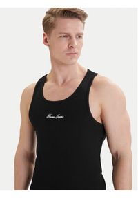 Guess Jeans Top M6GP05 KA0H1 Czarny Regular Fit. Kolor: czarny. Materiał: bawełna #5