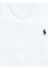 Polo Ralph Lauren T-Shirt 710671453008 Biały Slim Fit. Typ kołnierza: polo. Kolor: biały. Materiał: bawełna