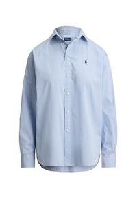 Polo Ralph Lauren Koszula 211910743508 Niebieski Regular Fit. Typ kołnierza: polo. Kolor: niebieski. Materiał: bawełna #5