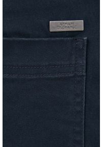 Armani Exchange spodnie męskie kolor granatowy proste. Kolor: niebieski. Materiał: tkanina, bawełna #4