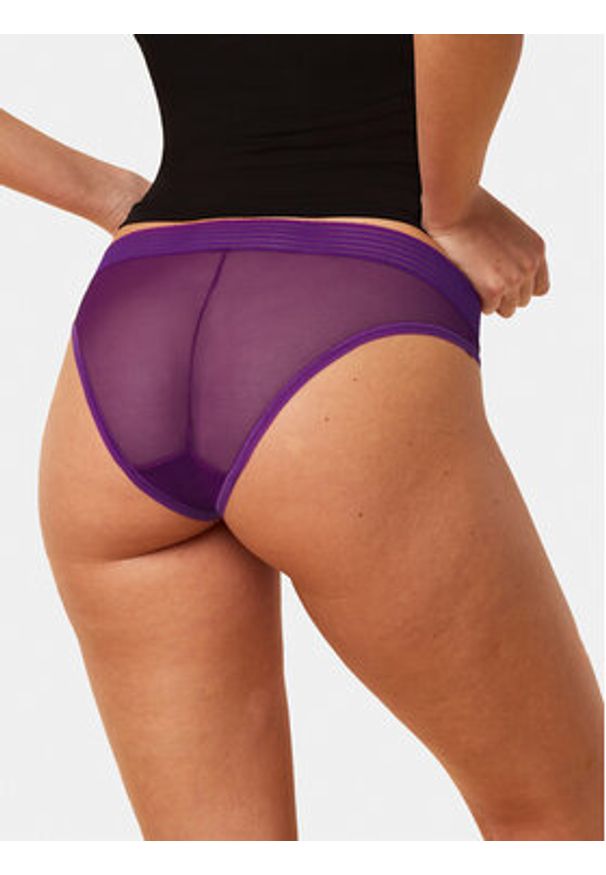 Triumph Figi klasyczne Tempting Sheer Highleg Tai 10215956 Fioletowy. Kolor: fioletowy. Materiał: syntetyk