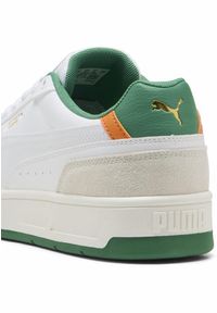 Buty do chodzenia męskie Puma 03 Court Classico. Kolor: biały, wielokolorowy, zielony. Materiał: zamsz, materiał, syntetyk. Szerokość cholewki: normalna. Sport: turystyka piesza