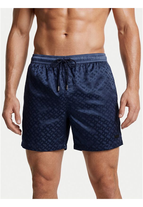 BOSS Szorty kąpielowe Jacques 50561181 Granatowy Regular Fit. Kolor: niebieski. Materiał: syntetyk