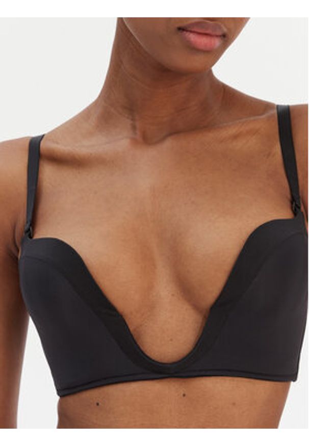 Wonderbra Biustonosz push-up WB0000J5 Czarny. Kolor: czarny. Materiał: syntetyk. Rodzaj stanika: push-up