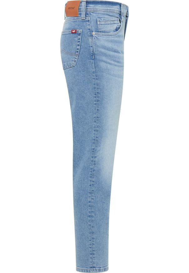 Mustang - Męskie Spodnie Jeansowe MUSTANG Denver Straight Denim Blue 1014878 5000 414