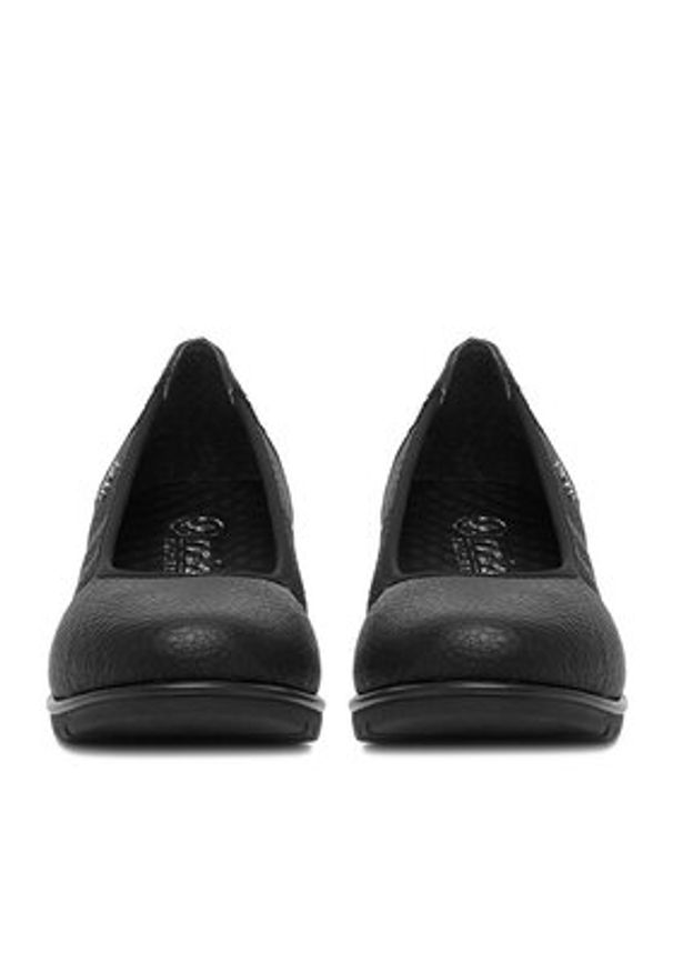 Rieker Baleriny CEO-L5360-00 Czarny. Kolor: czarny. Materiał: syntetyk, skóra