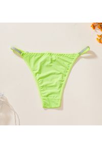 Intica - Figi bikini z elastycznym wykończeniem Pier. Kolor: zielony. Materiał: materiał