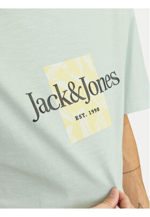Jack & Jones - Jack&Jones T-Shirt Lafayette 12250436 Zielony Relaxed Fit. Kolor: zielony. Materiał: bawełna