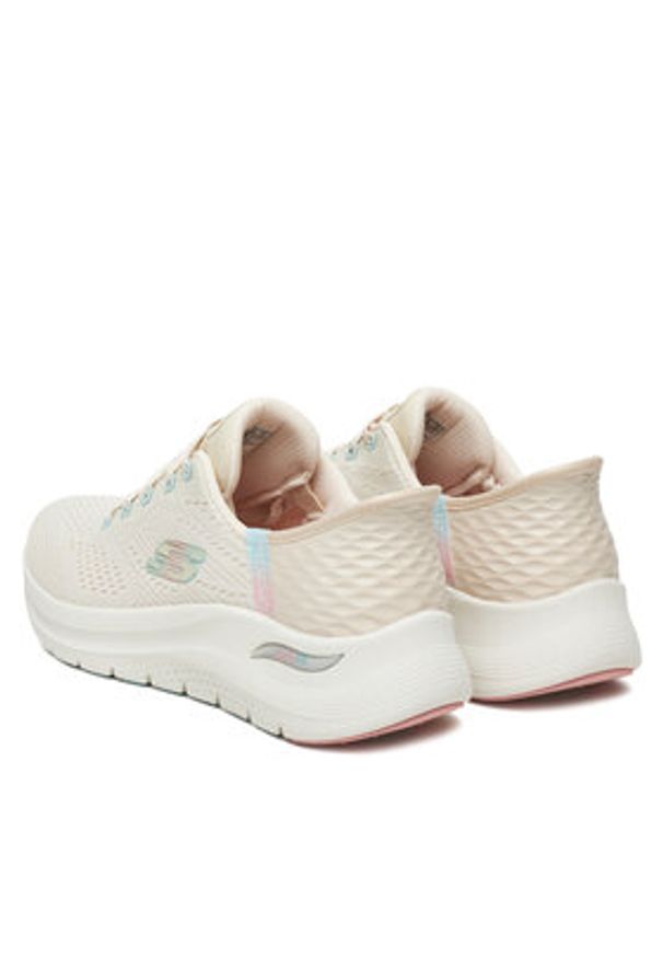 skechers - Skechers Sneakersy Arch Fit 2.0 150066/NTPK Beżowy. Kolor: beżowy. Materiał: materiał