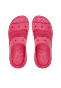 Crocs Klapki Classic Crush Sandal 207670 Różowy. Kolor: różowy #3