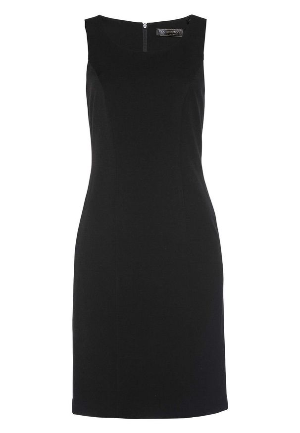 Sukienka ołówkowa bonprix czarny. Kolor: czarny. Typ sukienki: ołówkowe. Długość: midi