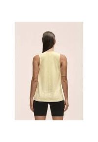 CASALL - Damska Koszulka Sportowa Casall Soft Tank Top Fitness Joga. Kolor: żółty. Materiał: tkanina. Sport: fitness, joga i pilates