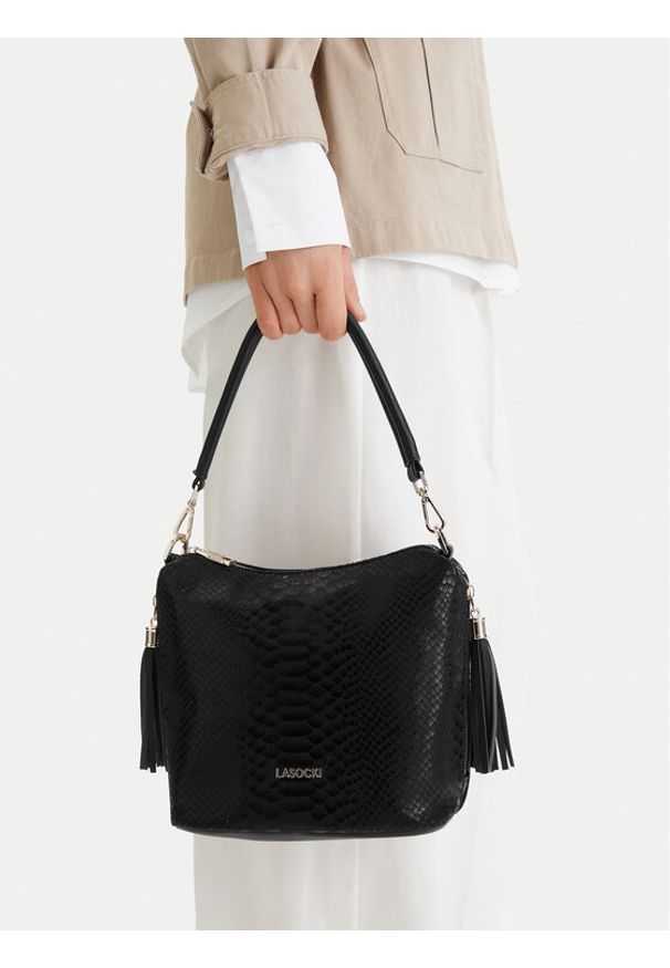 Lasocki Torebka CEO-LSK-X-008-09 Czarny. Kolor: czarny